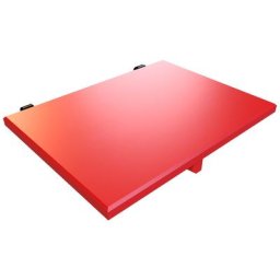 Tablette chevet étagère à suspendre bois Rouge