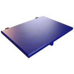 Tablette chevet étagère à suspendre bois Bleu foncé