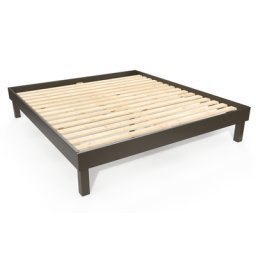 Lit 180x200 bois massif Confort 180x200 Wengé
