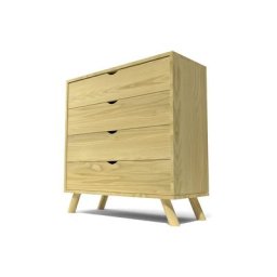 Commode Scandinave en bois massif Viking Miel