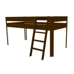 Lit Compact surélevé enfant 90x190 Wengé