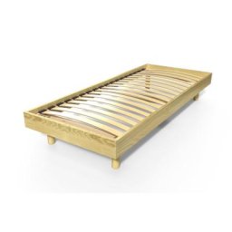 Sommier à lattes 1 place bois Kit Noé 90x200 Miel