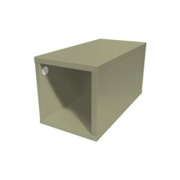Cube de rangement bois 25x50 cm 25x50 Taupe