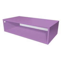 Cube de rangement bois 100x50 cm Lilas