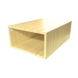 Cube de rangement bois 75x50 cm Miel