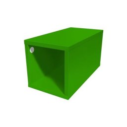 Cube de rangement bois 25x50 cm 25x50 Vert