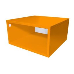 Cube de rangement bois 50x50 cm 50x50 Orange