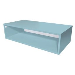 Cube de rangement bois 100x50 cm Bleu Pastel