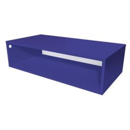 Cube de rangement bois 100x50 cm Bleu foncé