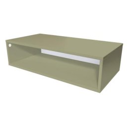 Cube de rangement bois 100x50 cm Taupe