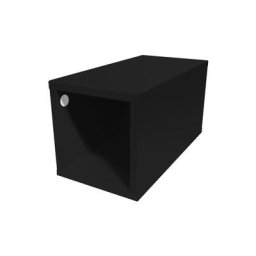 Cube de rangement bois 25x50 cm 25x50 Noir