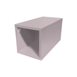 Cube de rangement bois 25x50 cm 25x50 Violet Pastel