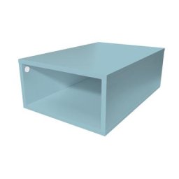 Cube de rangement bois 75x50 cm Bleu Pastel