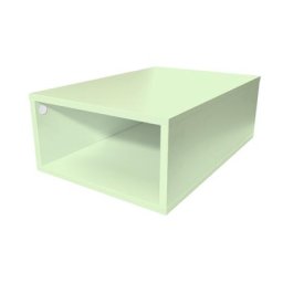 Cube de rangement bois 75x50 cm Vert Pastel