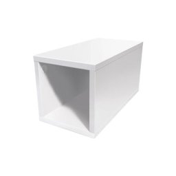 Cube de rangement bois 25x50 cm 25x50 Blanc