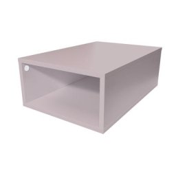Cube de rangement bois 75x50 cm Violet Pastel