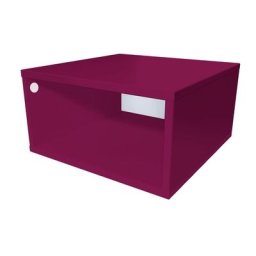 Cube de rangement bois 50x50 cm 50x50 Prune