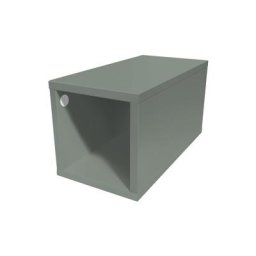 Cube de rangement bois 25x50 cm 25x50 Gris