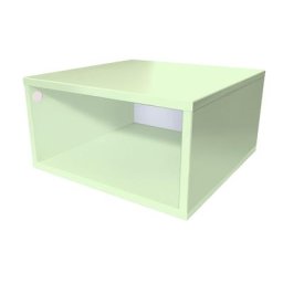 Cube de rangement bois 50x50 cm 50x50 Vert Pastel