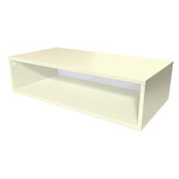 Cube de rangement bois 100x50 cm Ivoire