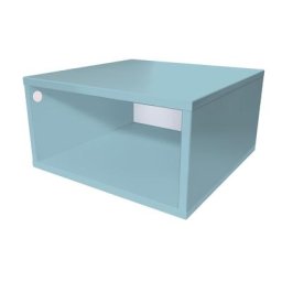 Cube de rangement bois 50x50 cm 50x50 Bleu Pastel