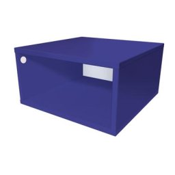 Cube de rangement bois 50x50 cm 50x50 Bleu foncé