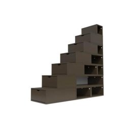 Escalier Cube de rangement hauteur 175 cm Wengé