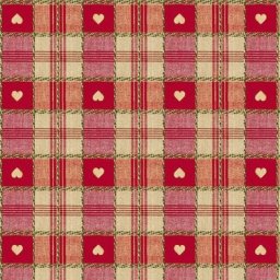 Nappe Toile cirée au mètre Montagne Coeur