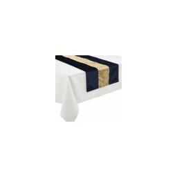 Chemin de table Velours pailleté Bleu marine