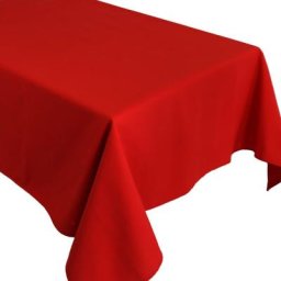Nappe diabolo traité téflon Rectangulaire 160x350 cm - Rouge Tomate
