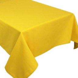 Nappe diabolo traité téflon Rectangulaire 160x350 cm - Jaune Curcuma