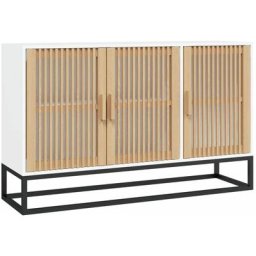 Buffet blanc 105x30x65 cm bois d'ingénierie Vidaxl White