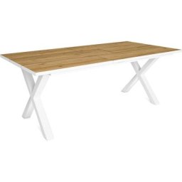 Table à manger - 10 personnes - 200 - Robuste et stable grâce à sa structure et aux pieds solides