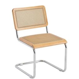 Lúzete - chaise webster droite en rotin naturel - Naturel