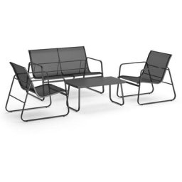 Set de 4 sièges Anthracite Vicco
