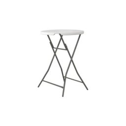 Mange Debout Rond - Diamètre 80 cm - Blanc