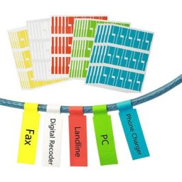 750 Pcs Étiquettes De Câble Auto-Adhésives Étiquette De Fil Étanche Résistant À La Déchirure