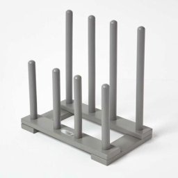 Porte chaussure avec support pour bottes en bois gris - Gris - Homescapes