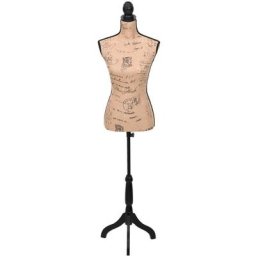 Mannequin de Couture de Femme Réglable Lexlife Hauteur: 168 cm - Marron et Noir