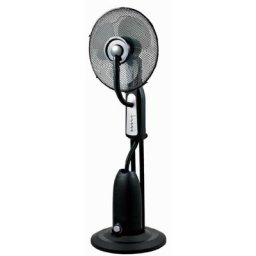 O'fresh - Ventilateur brumisateur oscillant 80W 3 vitesses H115cm Connecté Noir