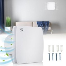 Ventilateur de salle de bain - Purgeur pour radiateur - Ventilateur mural- 150mm Timer