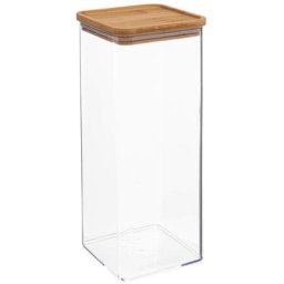 Boîte de conservation carrée couvercle bambou Eske 2L - 5 five simply smart - Bambou