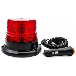 Gyrophare LED,d'urgence signalement lumières pour auto véhicule Rechargeable(Rouge)