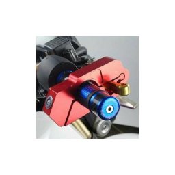 Serrure de frein de moto, serrure de guidon de moto en alliage d'aluminium, serrure antivol,