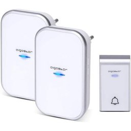 Aigostar - sonnette numérique sans fil IP44 maison bureau double récepteur