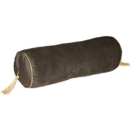 Coussin boudin Suite - velours - 14x40 cm - Atmosphera créateur d'intérieur - Kaki