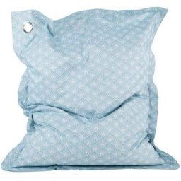 Grand coussin Maxi Art Déco - Bleu