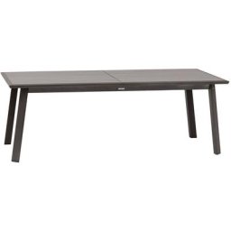 Table de jardin extensible Pavane Seigle & Praline 12 places - Hespéride - Seigle / praline