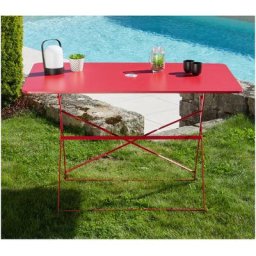 Venise - Table de jardin pliante - 4 places - Bordeaux - bordeaux