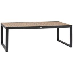 Table de jardin extensible Corvo Acacia & Graphite 12 places - Hespéride - Acacia / graphite